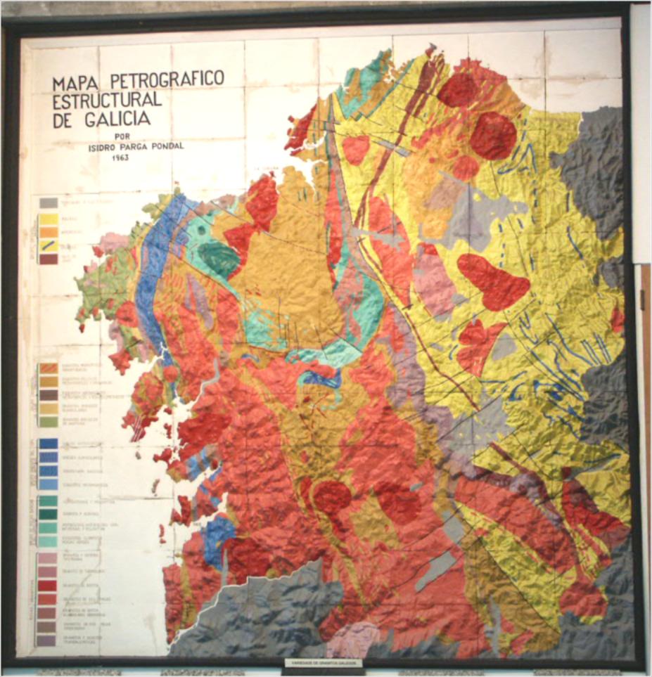 Mapa geológico de Galicia