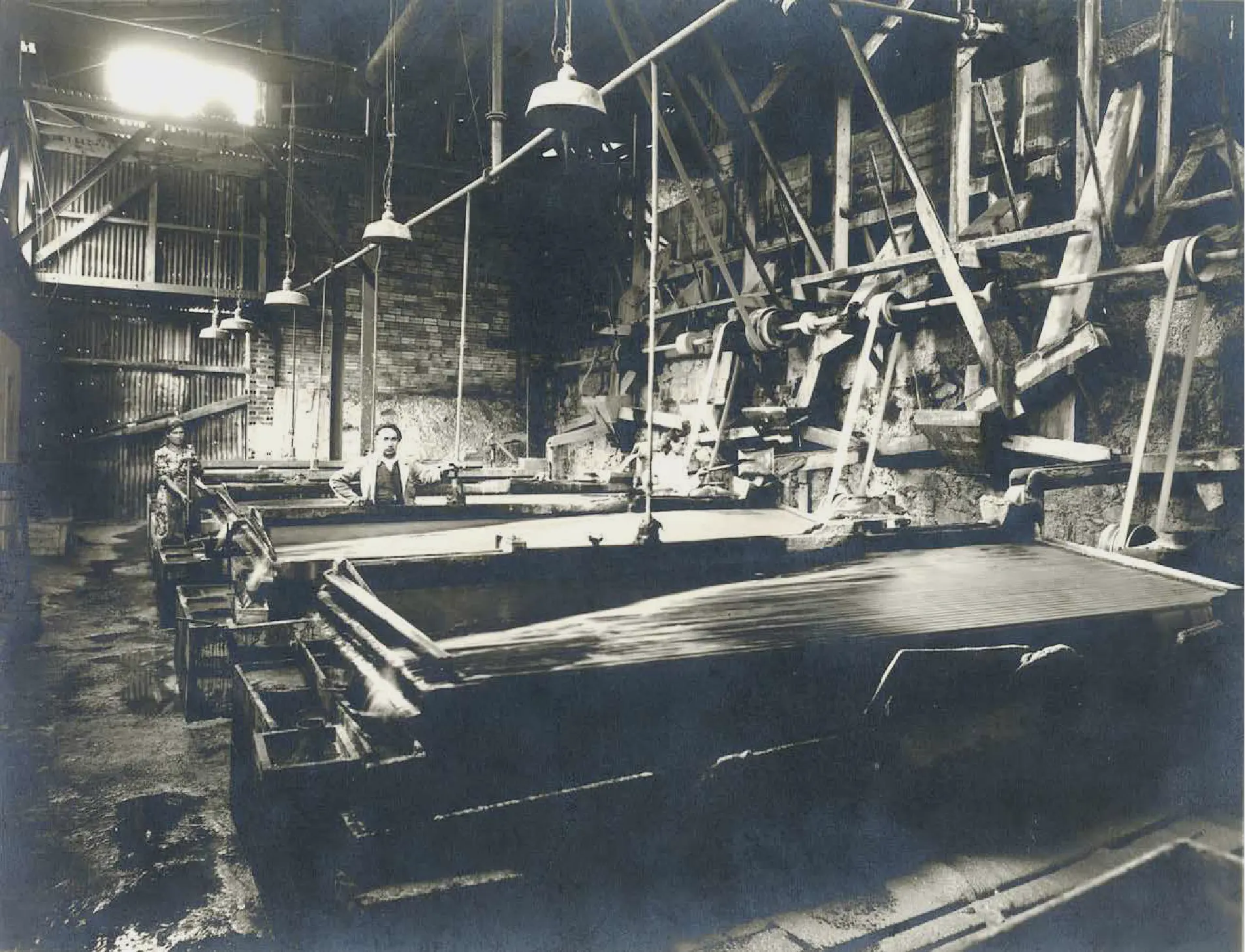 Traballadores na Mina de Fontao (Fonte: Asociación Buxa)