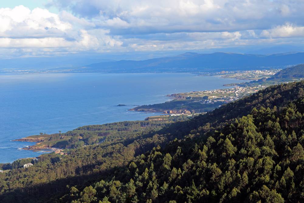 Panorámica de la costa comprendida entre Burela y Ribadeo. (Autor: Francisco Canosa Martínez, 2018)  