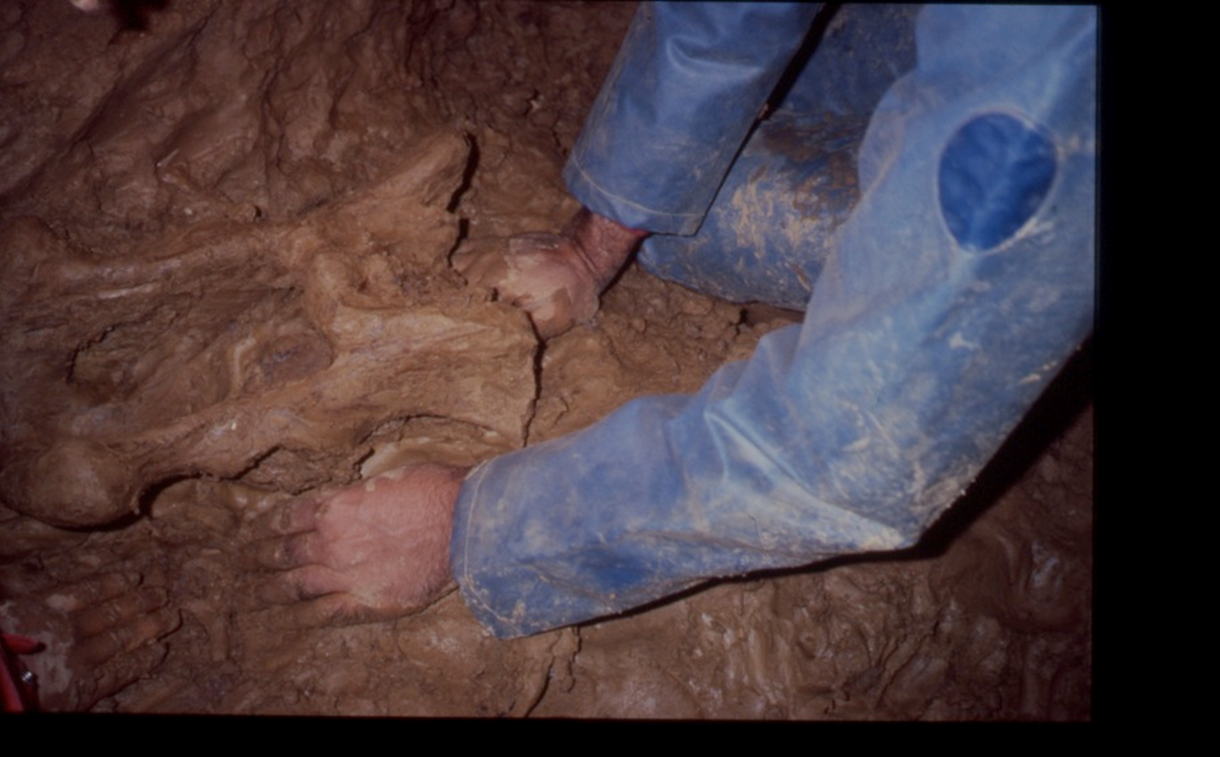 Excavaciones en Eirós en 1992-93